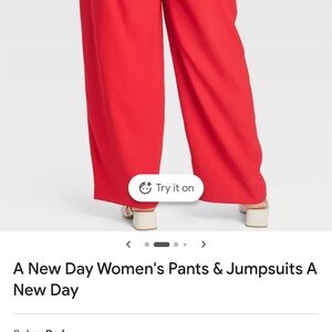 A New Day Vibrant Red Women's Pants